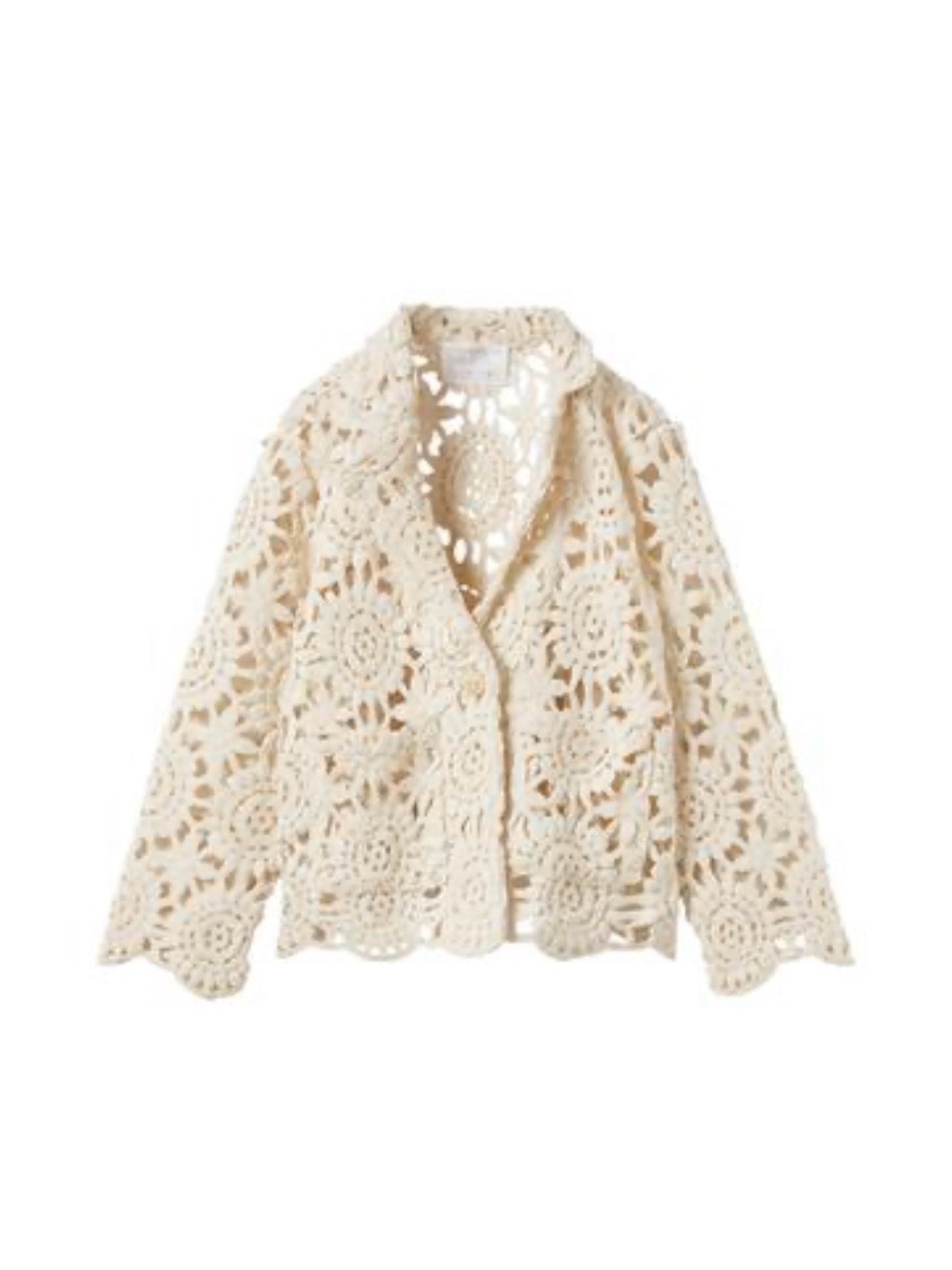 Zara girl Crochet Blazer
